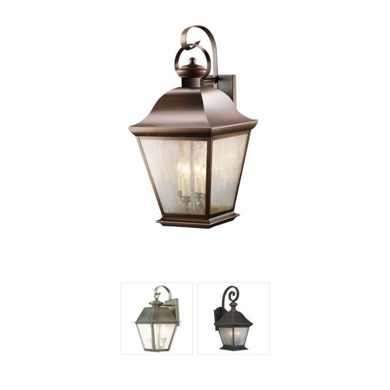 Kichler Mount Vernon 4-Light Olde Bronze Outdoor Wall Sconce