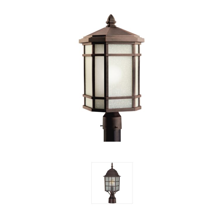 Kichler Cameron Prairie Rock Aluminum Outdoor Post Light