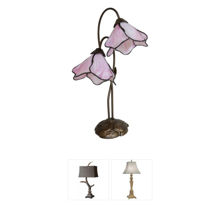 Dale Tiffany Evelyn Art Glass Table Lamp