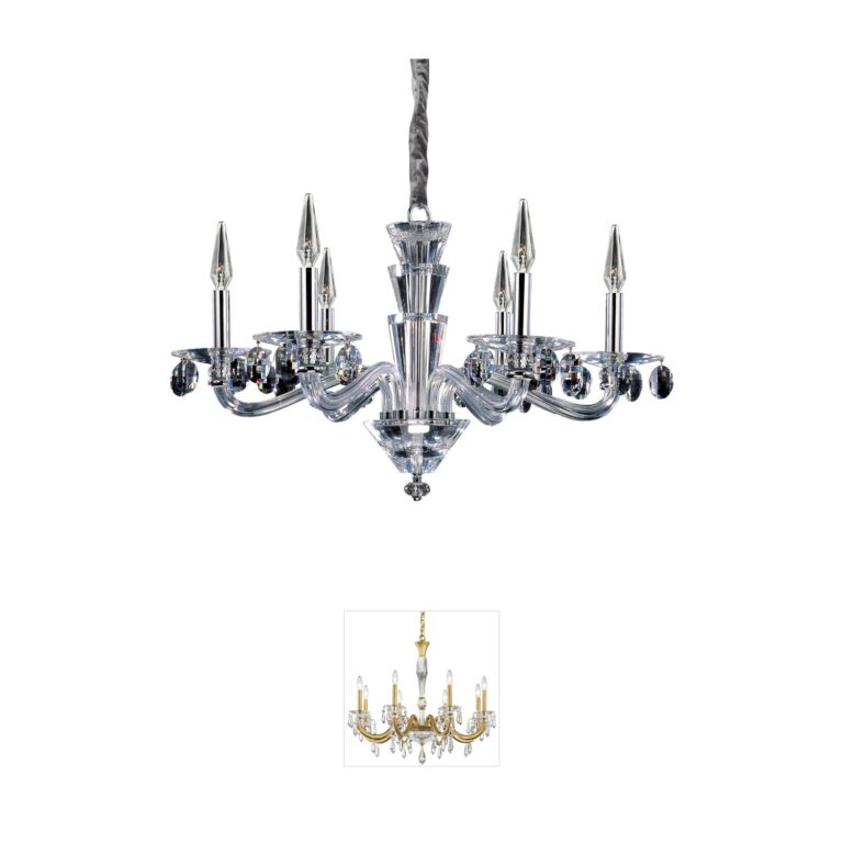 Allegri Fanshawe Chrome & Crystal Chandelier