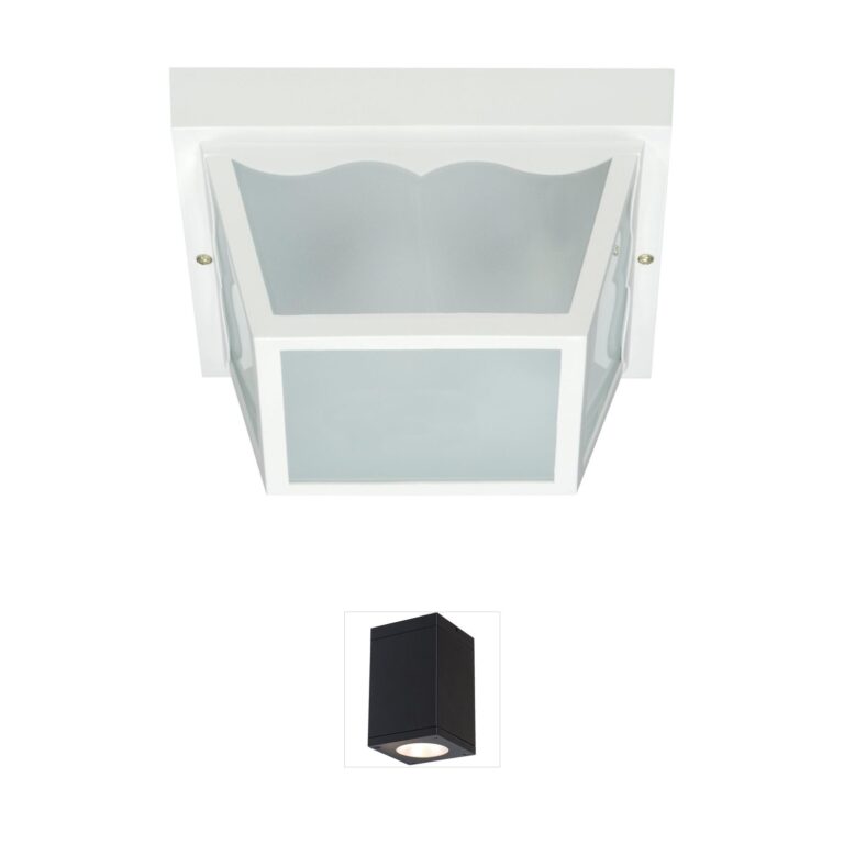 Nuvo Lighting Brentwood Collection Frosted Glass Outdoor Ceiling Light