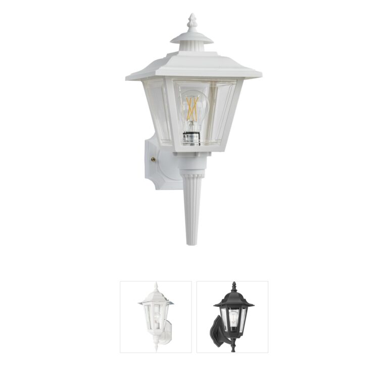 Nuvo Lighting Brentwood 17" White Outdoor Wall Lantern