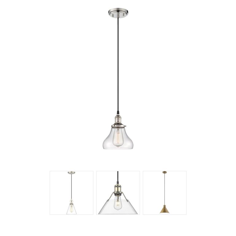 Nuvo Lighting Vintage Polished Nickel Pendant