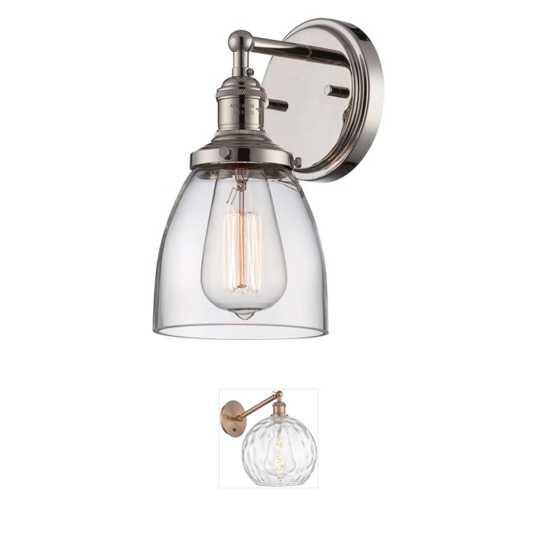 Nuvo Vintage Polished Nickel Wall Sconce