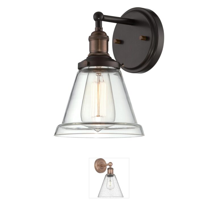 Nuvo Vintage Rustic Bronze Transitional Wall Sconce