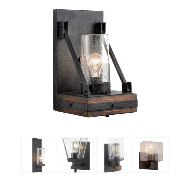 Kichler Colerne Steel Lodge Wall Sconce