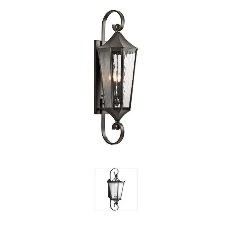 Kichler Rochdale Olde Bronze Aluminum Outdoor Wall Light