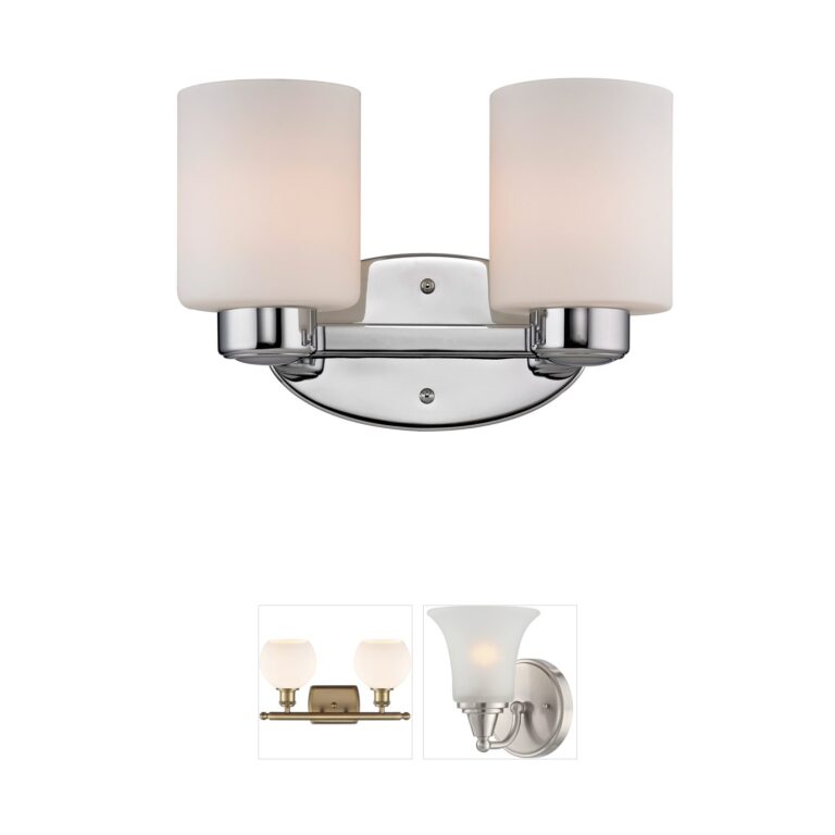 Dolan Designs Brookings Chrome Vanity Light
