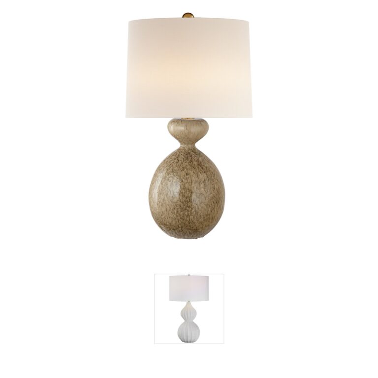 Visual Comfort AERIN Gannet Marbleized Sienna Table Lamp