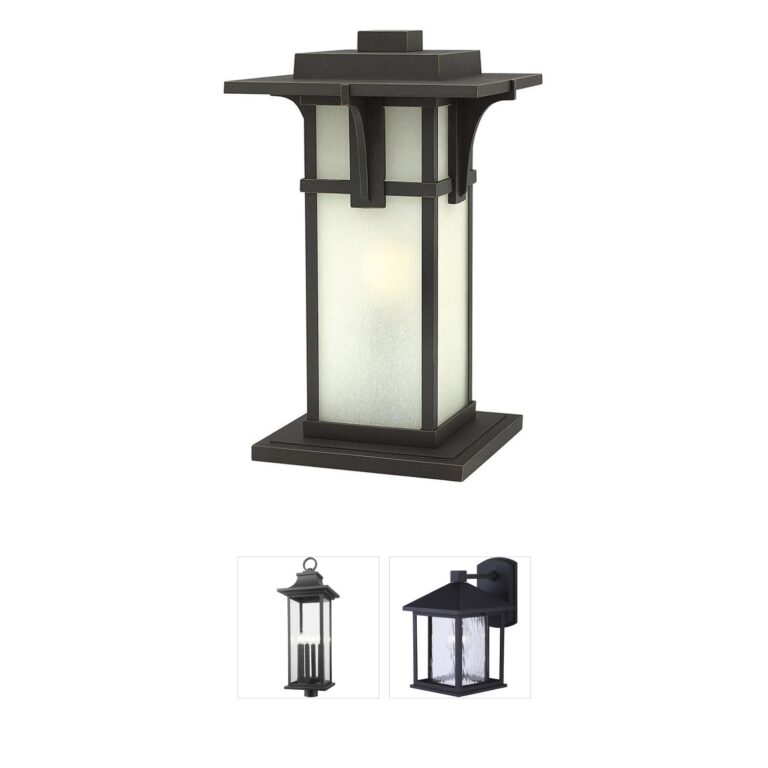 Hinkley Manhattan Oil Rubbed Bronze Craftsman Post Lantern