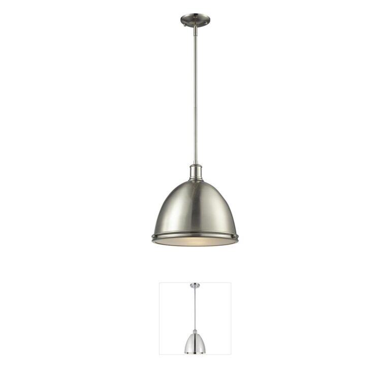 Z-Lite Mason Brushed Nickel Steel Pendant