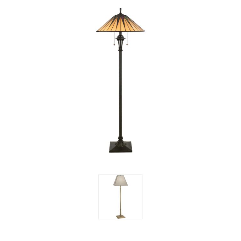 Quoizel Gotham Tiffany Glass Floor Lamp
