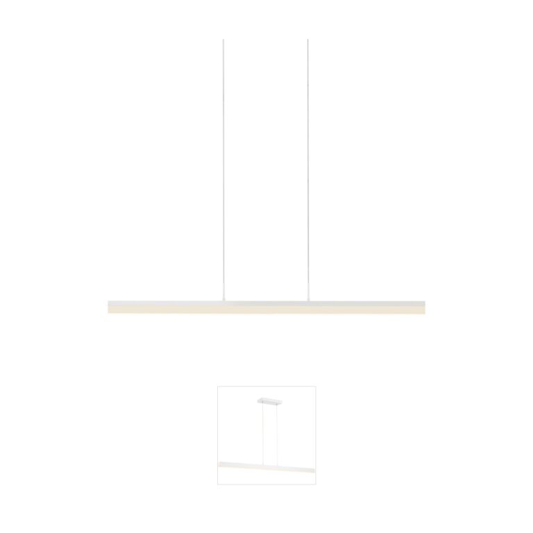 Sonneman Stiletto Satin White LED Pendant