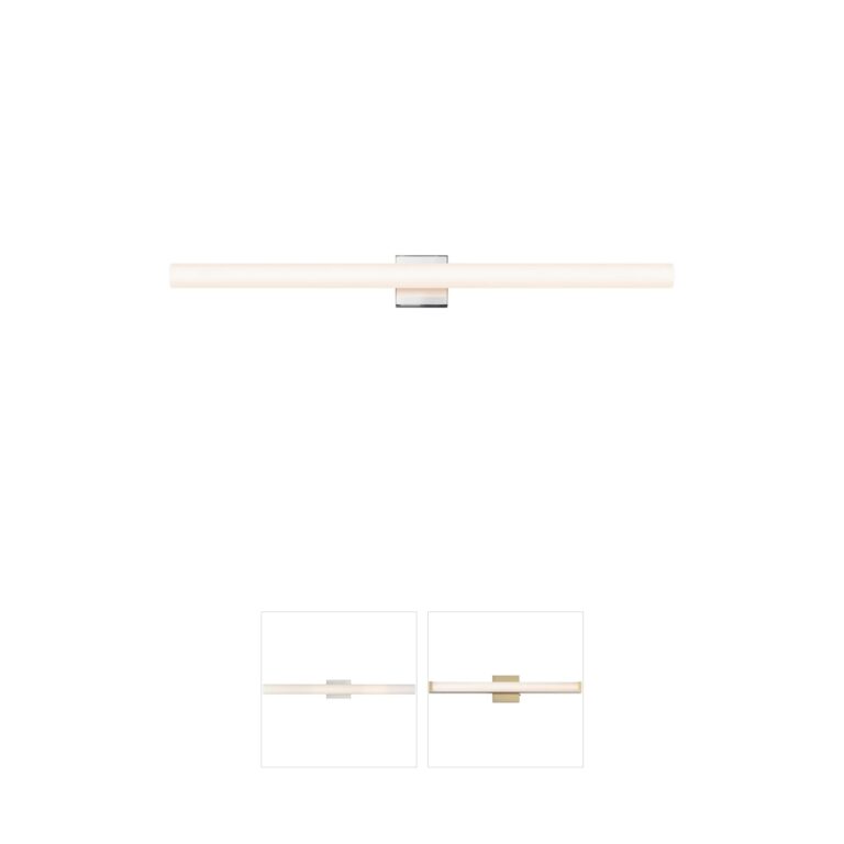 Sonneman Tubo Slim 40" Polished Chrome LED Vanity Light