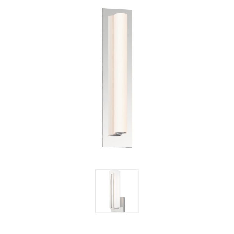 Sonneman Tubo Slim 18" LED Polished Chrome Wall Sconce