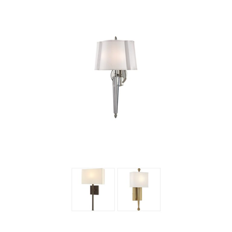 Hudson Valley Oyster Bay Polished Nickel Wall Sconce
