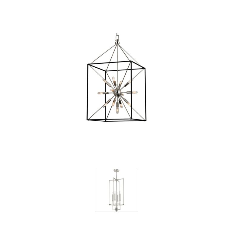 Hudson Valley Glendale 13-Light Polished Nickel Pendant