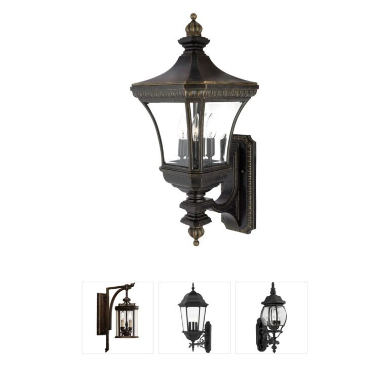 Quoizel Devon Imperial Bronze Outdoor Wall Lantern with Beveled Glass