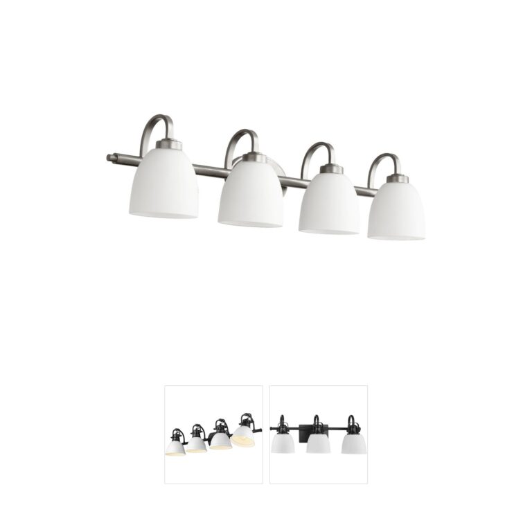 Quorum Reyes Classic Nickel 4-Light Vanity