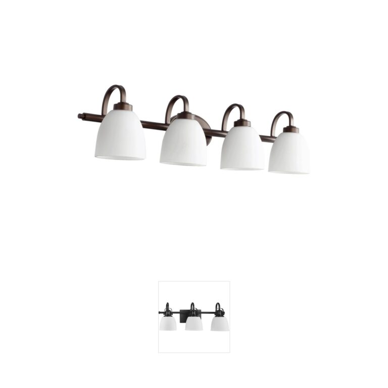 Quorum Reyes Oiled Bronze 4-Light Vanity Light