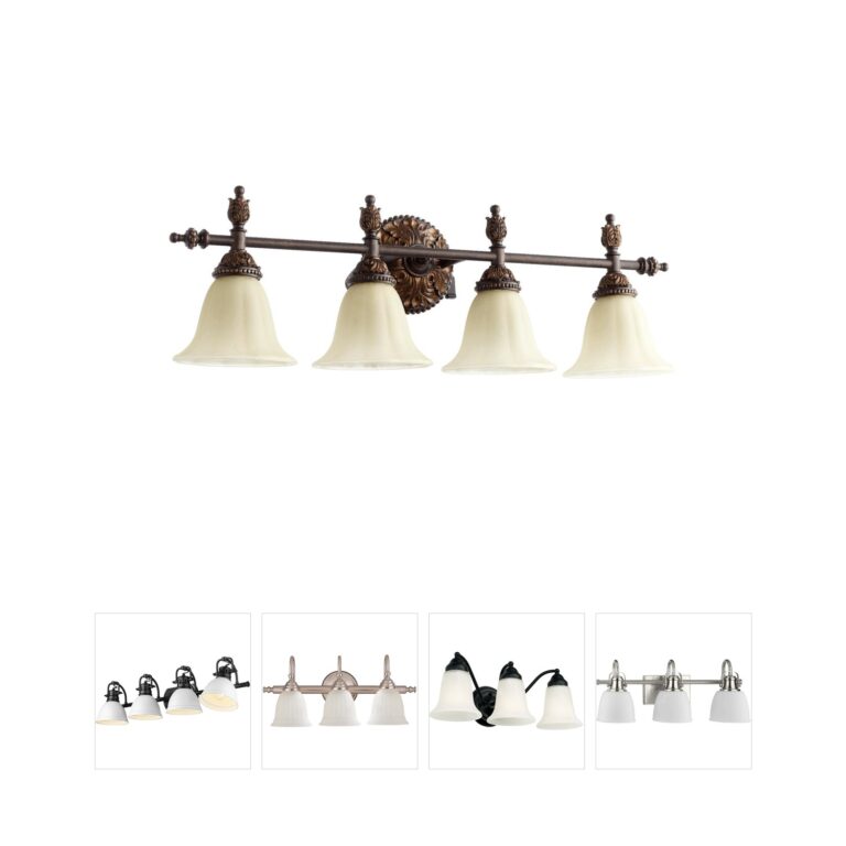 Quorum Rio Salado 4-Light Vanity Light in Toasted Sienna