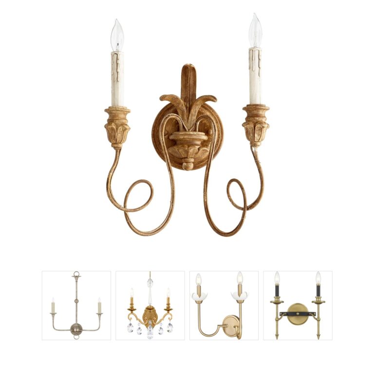 Quorum Salento French Umber Wall Sconce