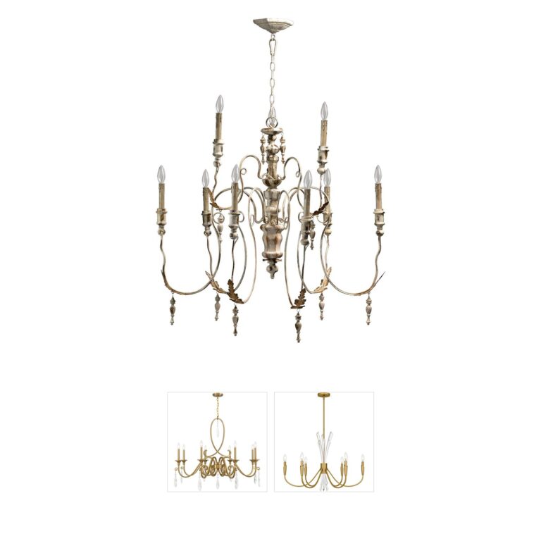 Quorum Salento Persian White Chandelier