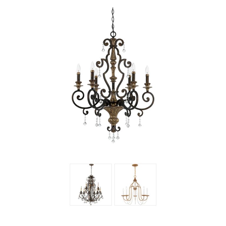 Quoizel Marquette Heirloom Steel Chandelier