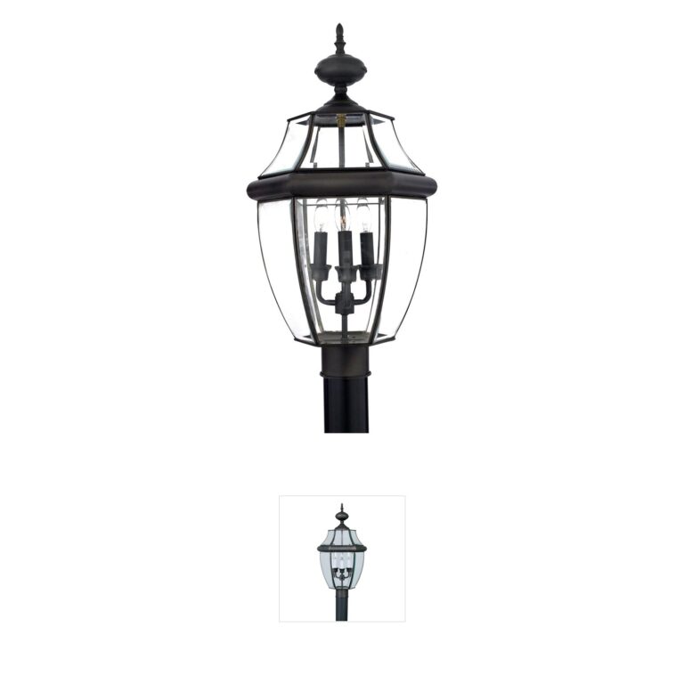 Quoizel Newbury Medici Bronze Outdoor Post Lantern
