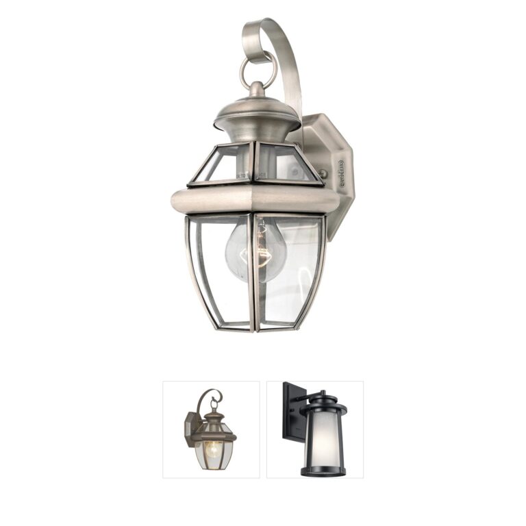 Quoizel Newbury Pewter Outdoor Wall Lantern