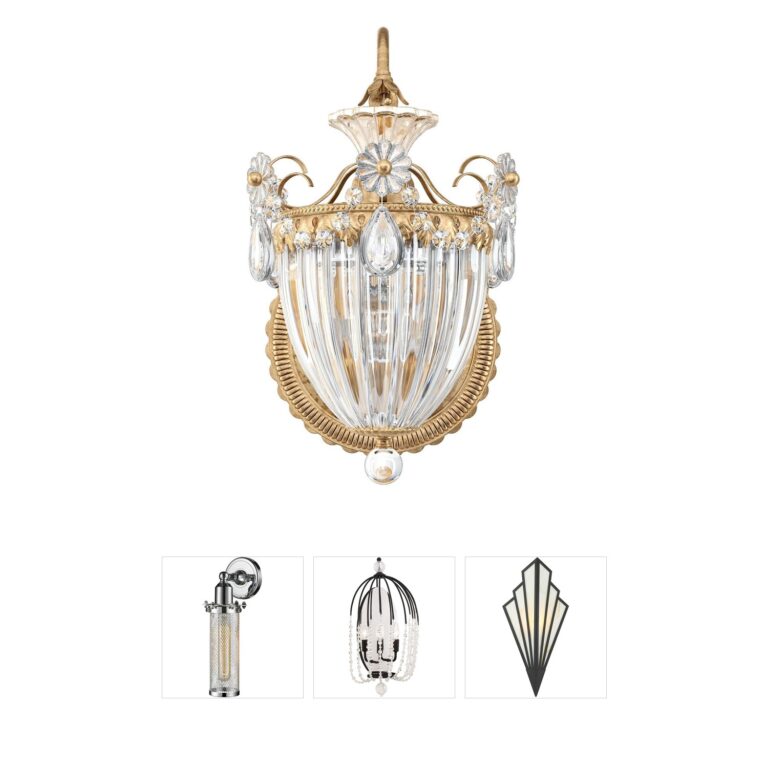 Schonbek Bagatelle French Gold Crystal Wall Sconce