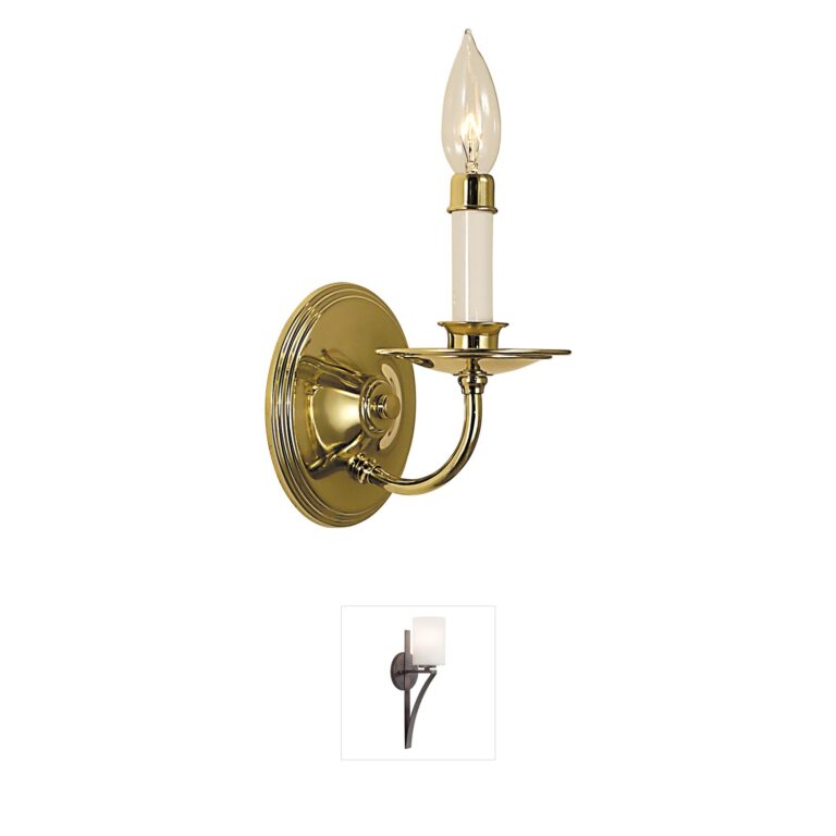 Framburg Jamestown Antique Brass Metal Wall Sconce