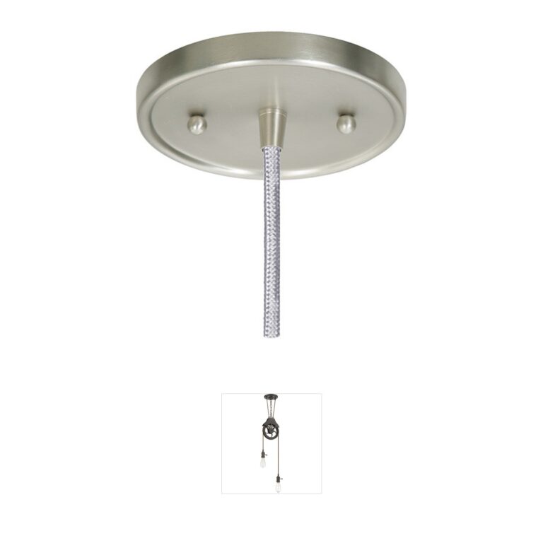JVI Designs Grand Central Pewter Clear Glass Pendant