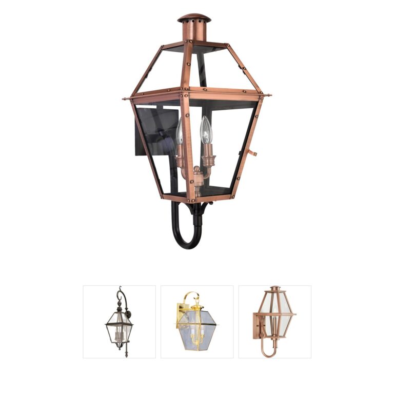 Quoizel Rue De Royal Aged Copper Outdoor Wall Lantern