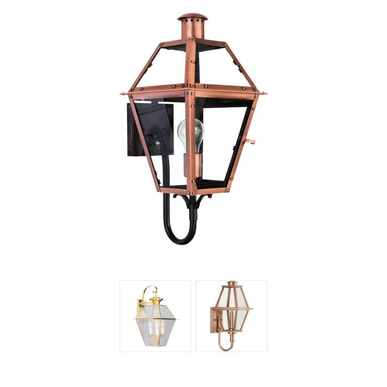 Quoizel Rue De Royal Aged Copper Outdoor Wall Lantern