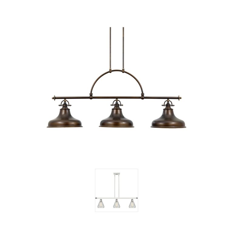 Quoizel Emery Steel Shade Island Light