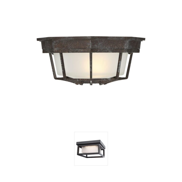 Savoy House Exterior Collections Rustic Bronze Outdoor Ceiling Light