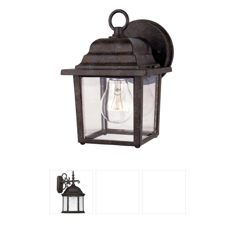 Savoy House Exterior Collections Rustic Bronze Outdoor Wall Lantern