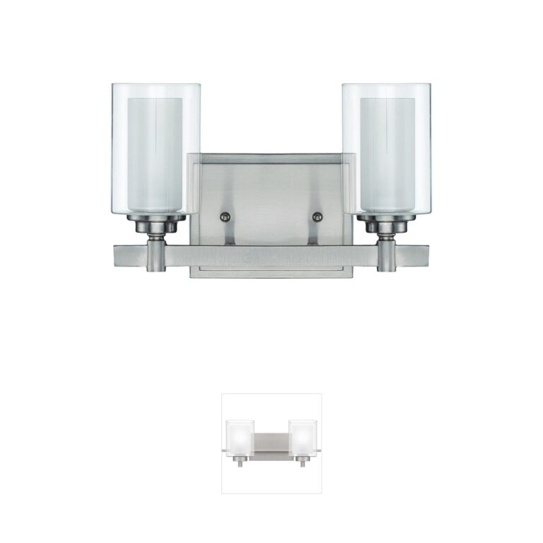 Craftmade Neighborhood Celeste Brushed Nickel Vanity Light