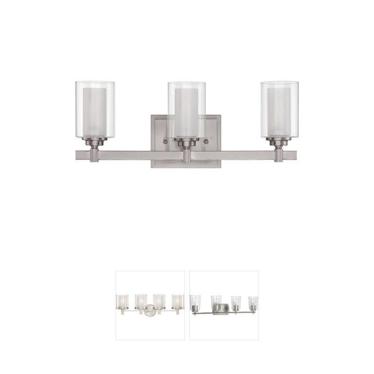 Craftmade Neighborhood Celeste Brushed Nickel Vanity Light
