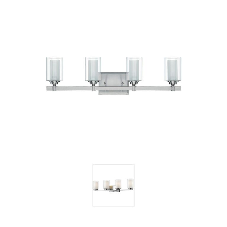 Craftmade Neighborhood Celeste Brushed Nickel Vanity Light