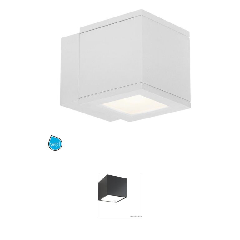WAC Lighting Rubix White LED Outdoor Wall Light