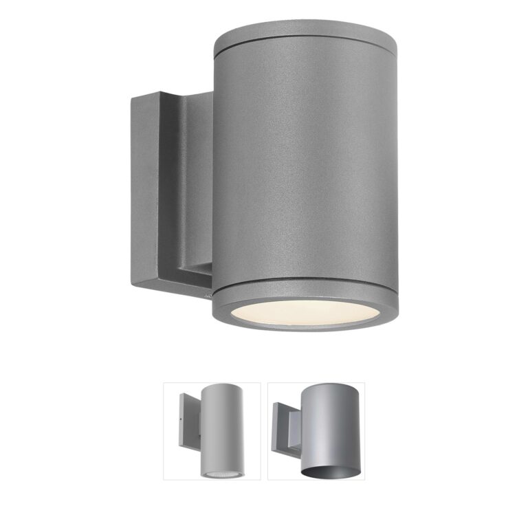 WAC Lighting Tube Graphite Aluminum Outdoor Wall Light