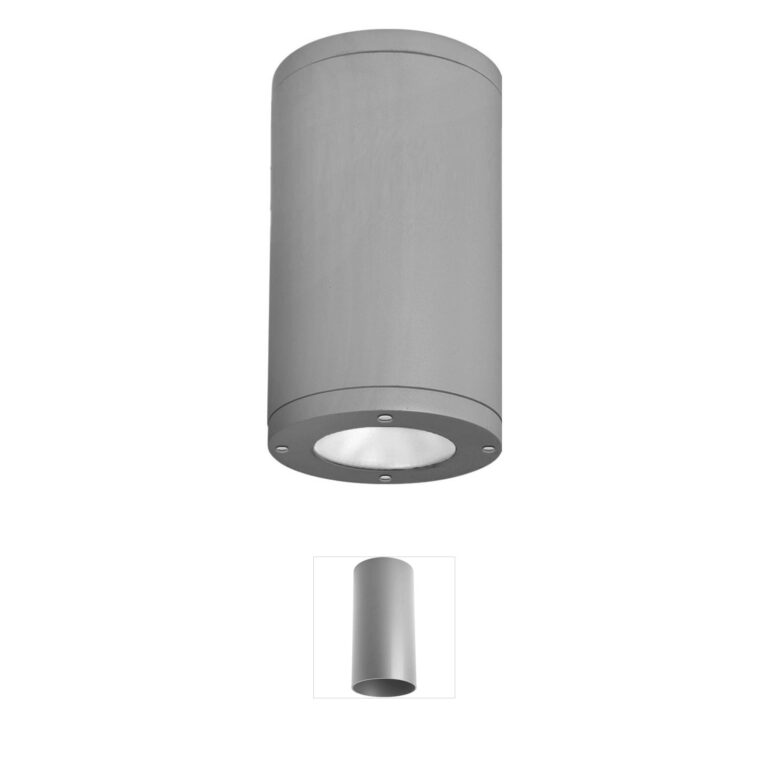 WAC Lighting Tube Arch Graphite Die-Cast Aluminum Outdoor LED Flush Mount