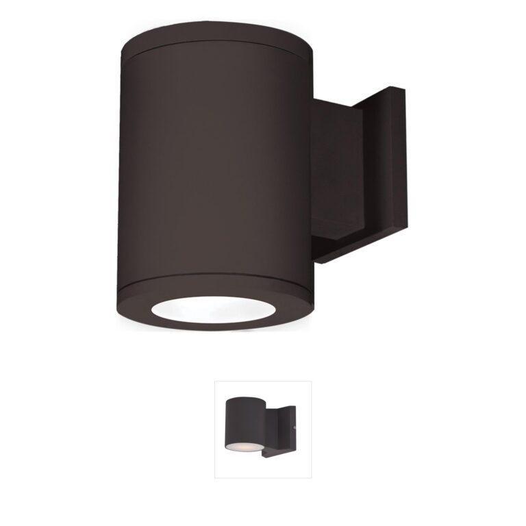 WAC Lighting Tube Arch Bronze Die-Cast Aluminum LED Wall Sconce