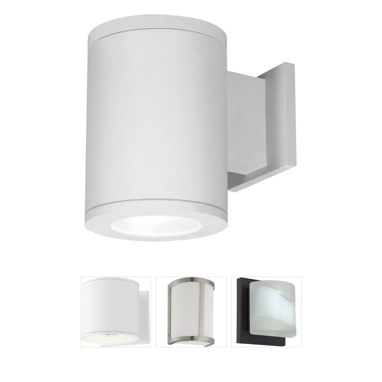 WAC Lighting Tube Arch White Die-Cast Aluminum LED Wall Sconce