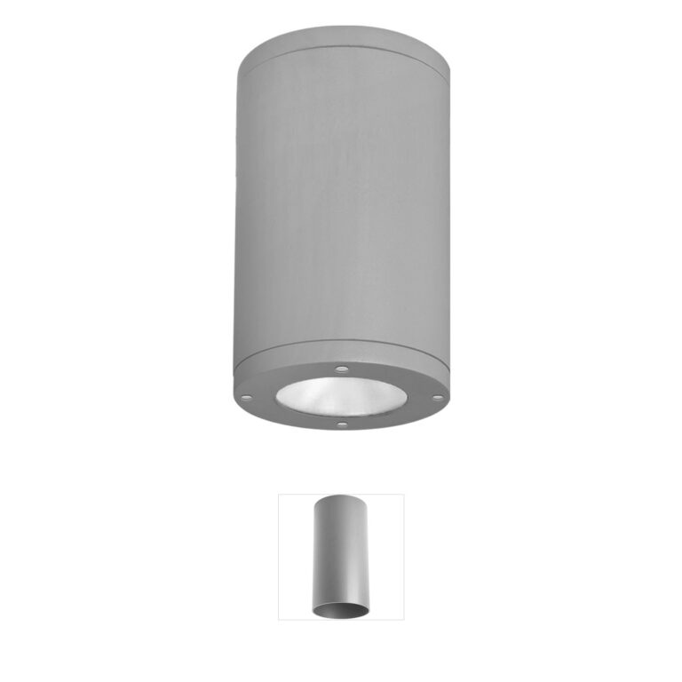 WAC Lighting Tube Arch Graphite Die-Cast Aluminum 8" LED Outdoor Flush Mount