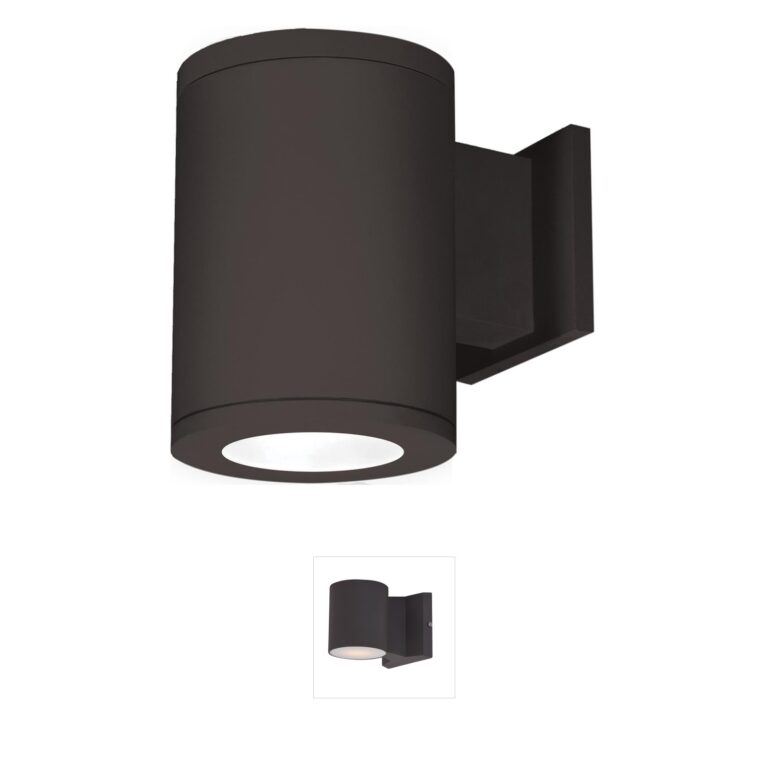 WAC Lighting Tube Arch 6-Inch Bronze LED Wall Sconce
