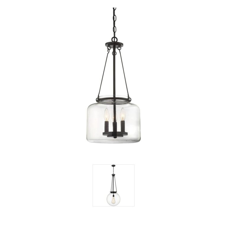 Savoy House Akron 3-Light English Bronze Pendant