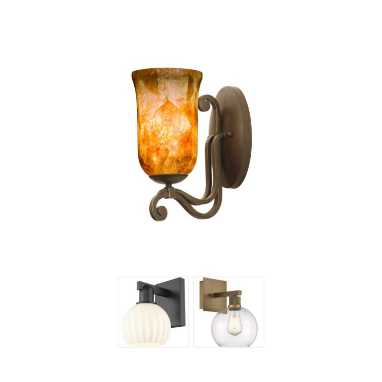 Kalco Somerset Penshell and Tortoise Shell Wall Sconce